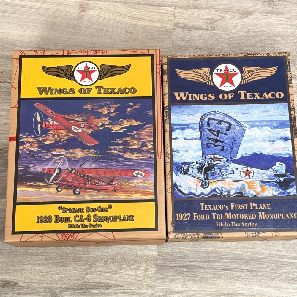 Racing Champions Wings‎ of Texaco 1929 Buhl CA 6 Sesquiplane 9th Series Diecast